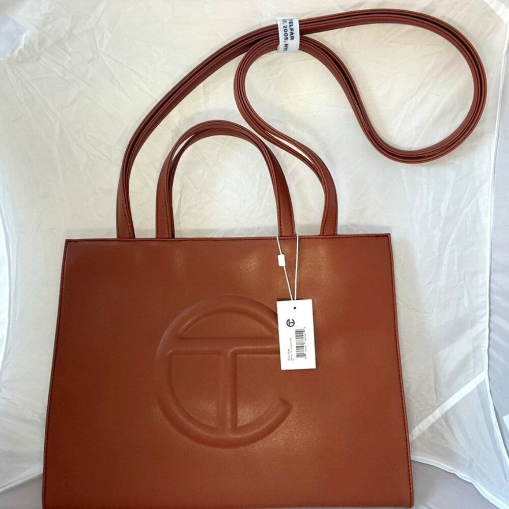 Telfar Medium Tan Shopping Bag (brand new)